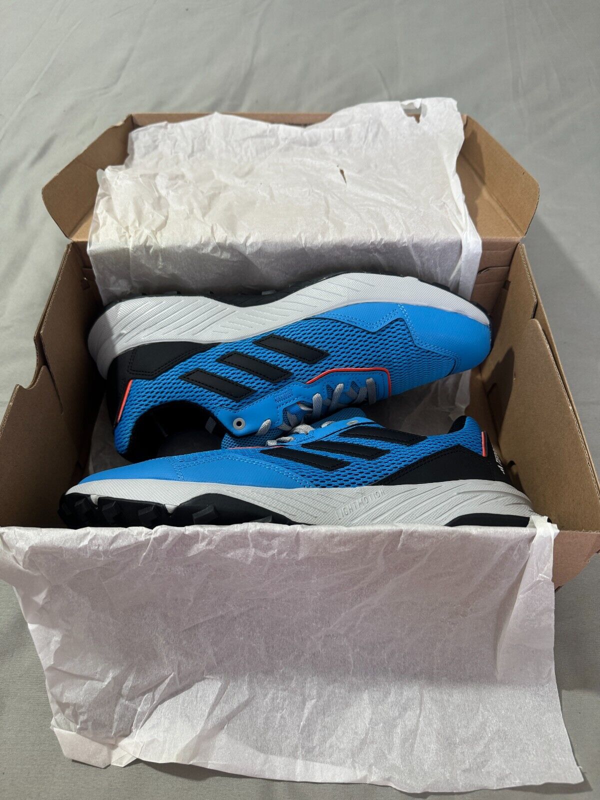 Adidas Terrex Tracefinder Men Trainers Black Blue trail Shoe BNIB Size UK 8,9,10