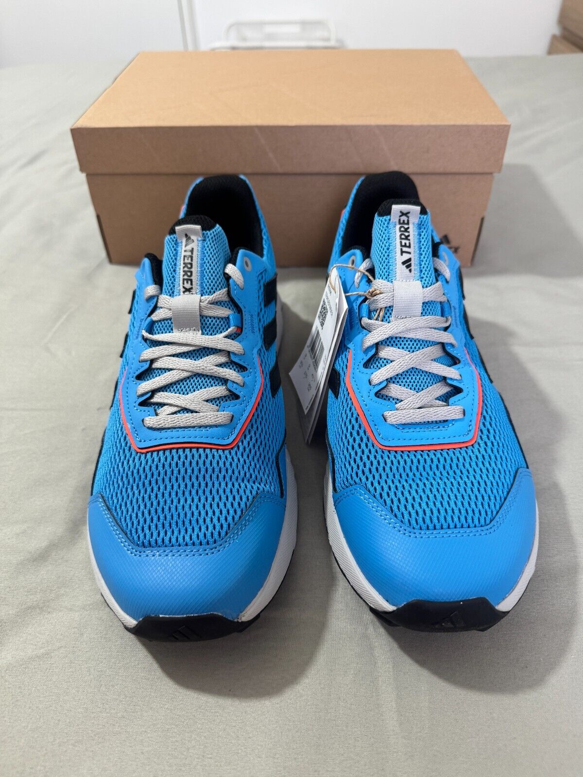 Adidas Terrex Tracefinder Men Trainers Black Blue trail Shoe BNIB Size UK 8,9,10