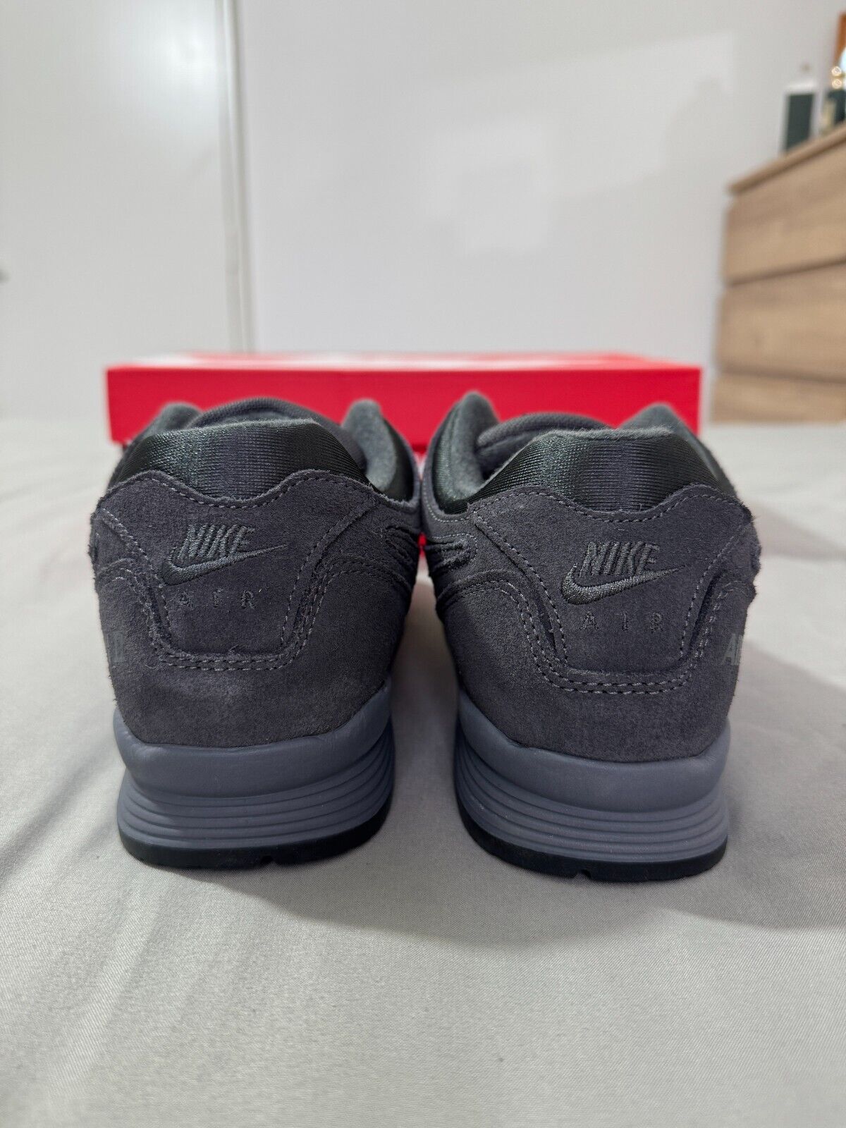 Nike Air Span 2 Premium Men Trainers Anthracite Grey Sneakers BNIB All Sizes